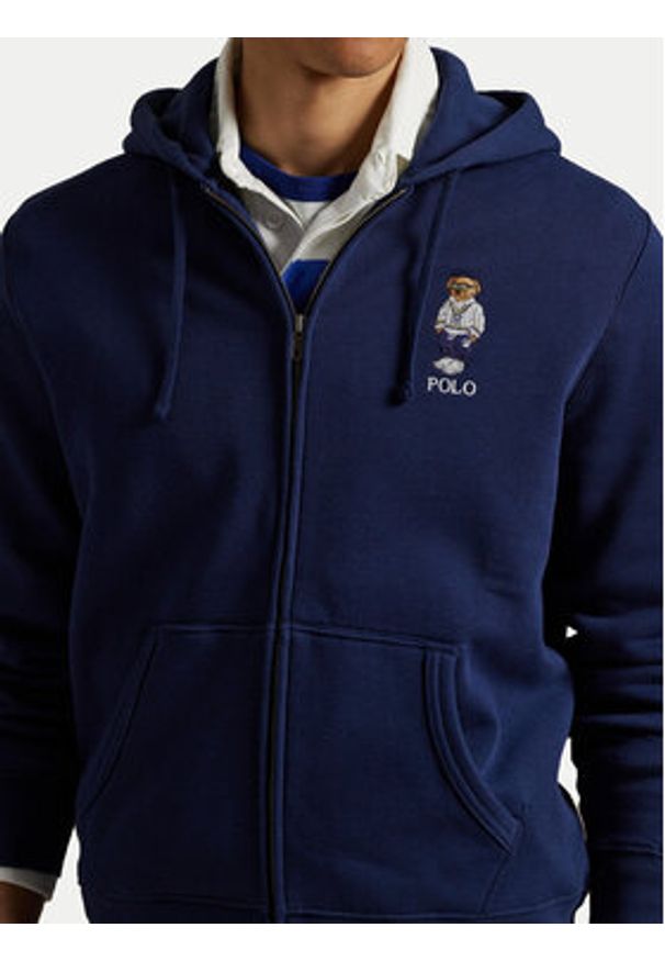Polo Ralph Lauren Bluza 710963820001 Granatowy Regular Fit. Typ kołnierza: polo. Kolor: niebieski. Materiał: bawełna