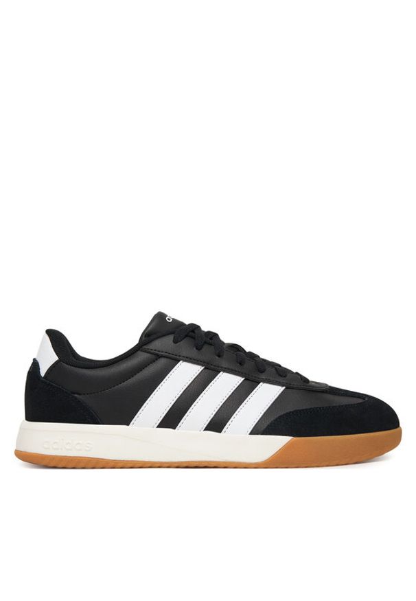 Adidas - adidas Sneakersy Vl Court 00S HQ0052 Czarny. Kolor: czarny. Materiał: skóra, zamsz