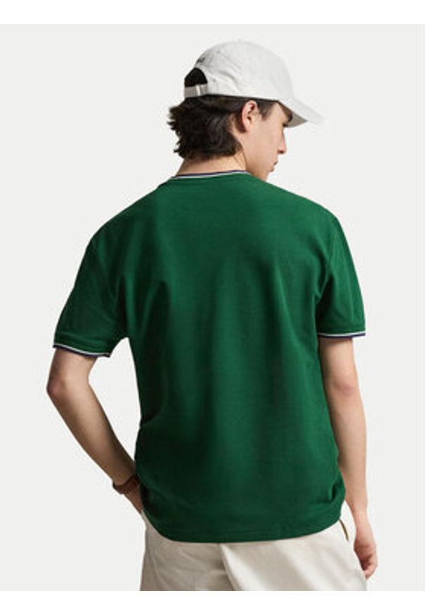 Polo Ralph Lauren T-Shirt 710963492502 Zielony Regular Fit. Typ kołnierza: polo. Kolor: zielony. Materiał: bawełna