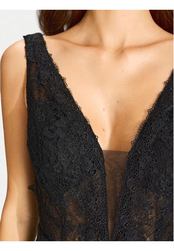 Hey Kyla Kombinezon 3AJ001HK Czarny Regular Fit. Kolor: czarny. Materiał: syntetyk, bawełna