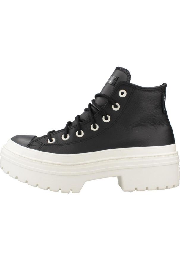 Tenisówki Converse Model Ctas Lugged Heel Hi Kolor Czarny. Kolor: czarny. Materiał: tkanina, skóra
