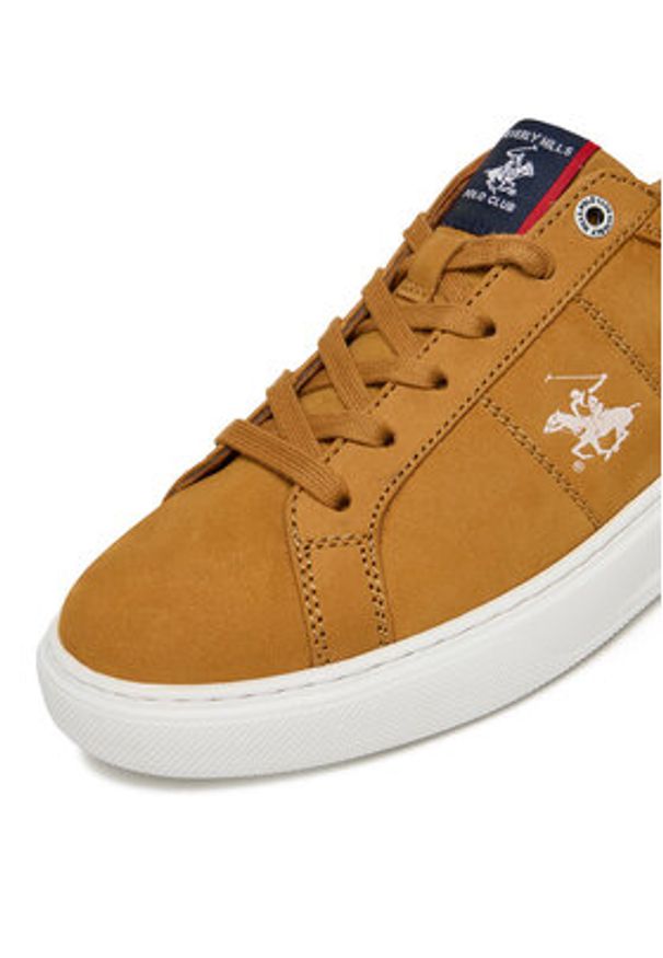 Beverly Hills Polo Club Sneakersy CEO-LOMAX-01 MI08 Brązowy. Kolor: brązowy. Materiał: nubuk, skóra
