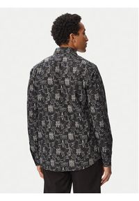 Karl Lagerfeld - KARL LAGERFELD Koszula 605000 563613 Czarny Regular Fit. Typ kołnierza: dekolt w karo. Kolor: czarny. Materiał: bawełna #5
