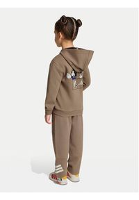 adidas Spodnie dresowe Adidas Disney Mickey Mouse KS3955 Beżowy Regular Fit. Kolor: beżowy. Materiał: syntetyk. Wzór: motyw z bajki #6