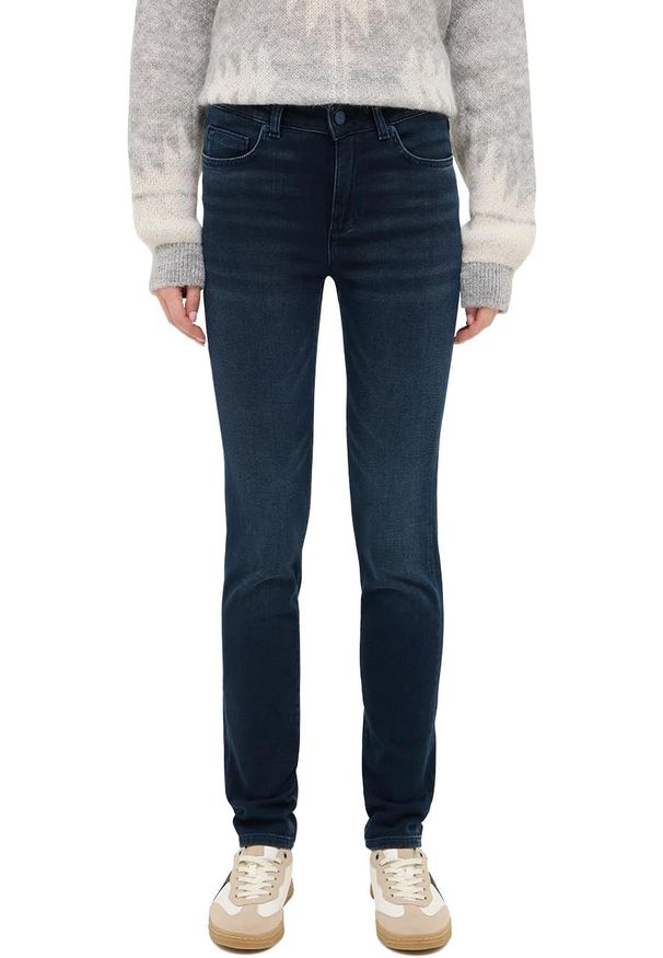 Damskie Spodnie Jeansowe Mustang Style Shelby Slim Denim Blue 1016909 5000 801