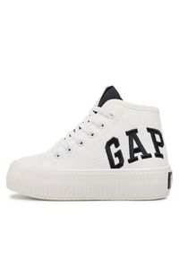 GAP - Gap Trampki Jackson Mid Twl GAI501F6TYWHITGP Biały. Kolor: biały. Materiał: materiał #5