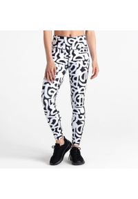 DARE 2B - Legginsy fitness damskie Dare2B Influential. Kolor: czarny, biały, wielokolorowy. Sport: fitness
