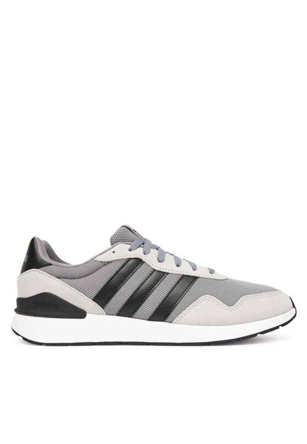 Adidas - adidas Sneakersy Run 60s 4.0 JR6624 Szary. Kolor: szary. Materiał: materiał. Sport: bieganie