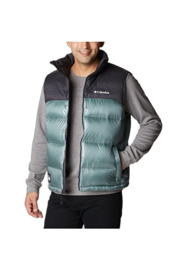 columbia - Kurtka Columbia Bulo Point II Down. Kolor: szary. Materiał: puch. Sezon: zima