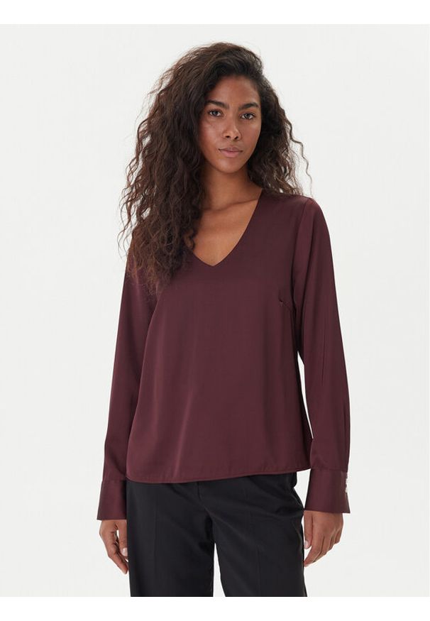 only - ONLY Bluzka Mika 15361191 Fioletowy Regular Fit. Kolor: fioletowy. Materiał: syntetyk