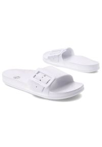 Big-Star - Białe Klapki Big Star Damskie Modne Obuwie Na Lato. Okazja: do domu, na plażę. Kolor: biały. Wzór: aplikacja. Sezon: lato. Styl: wakacyjny #5