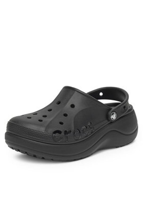 Crocs Klapki BAYA PLATFORM CLOG 208186-001 Czarny. Kolor: czarny. Obcas: na platformie