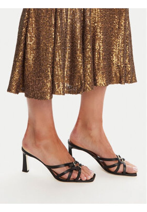 NORMA KAMALI Sukienka koktajlowa ST4243SQ162151 Brązowy Slim Fit. Kolor: brązowy. Materiał: syntetyk. Styl: wizytowy