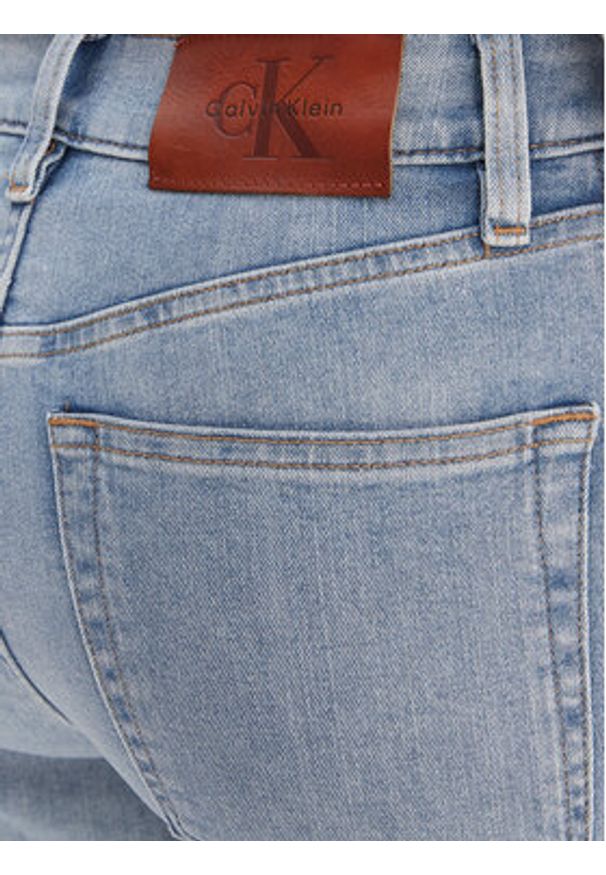 Calvin Klein Jeans Jeansy LV047E612G Niebieski Straight Fit. Kolor: niebieski