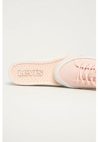 Levi's® - Levi's Tenisówki damskie. Okazja: na spotkanie biznesowe. Nosek buta: okrągły. Zapięcie: sznurówki. Kolor: różowy. Materiał: guma. Styl: biznesowy