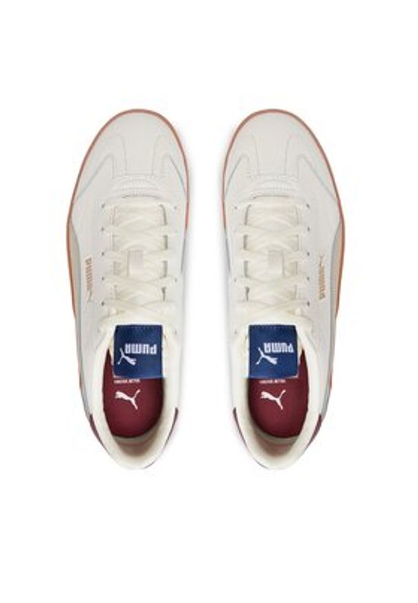 Puma Sneakersy Club 5V5 389406-08 Écru. Materiał: skóra