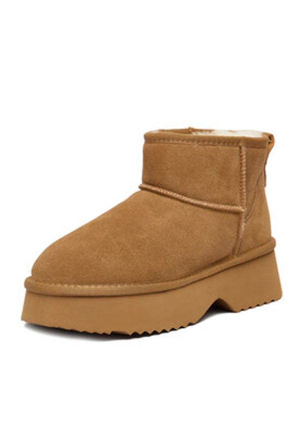 Badura Śniegowce EO-ANIKA-TS6302-01 Brązowy. Kolor: brązowy. Materiał: zamsz, skóra