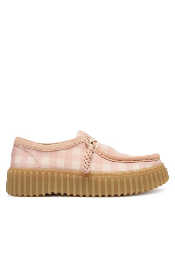 Półbuty Clarks. Kolor: różowy