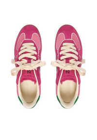 Nokwol Sneakersy August Różowy. Kolor: różowy. Materiał: zamsz, skóra