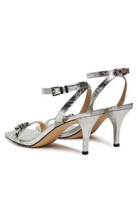 MICHAEL Michael Kors Sandały Darrington 40S5DTMS1M Srebrny. Kolor: srebrny. Materiał: skóra #5
