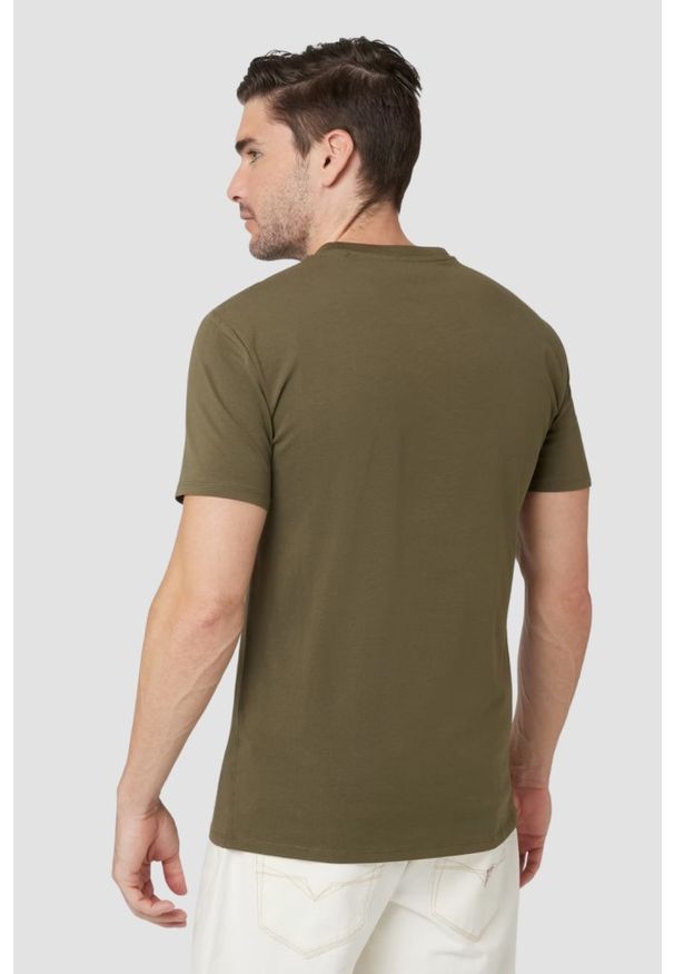 Guess - GUESS Zielony t-shirt męski Core Tee Str, Rozmiar M. Kolor: zielony