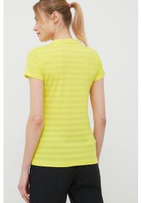 CMP T-shirt sportowy kolor żółty. Kolor: żółty. Materiał: skóra, materiał. Styl: sportowy #3
