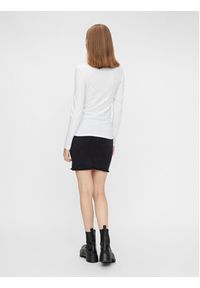Pieces Bluzka 17084155 Biały Slim Fit. Kolor: biały. Materiał: bawełna #4