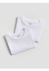 Reserved - Bawełniany t-shirt 2 pack - wielobarwny. Materiał: bawełna