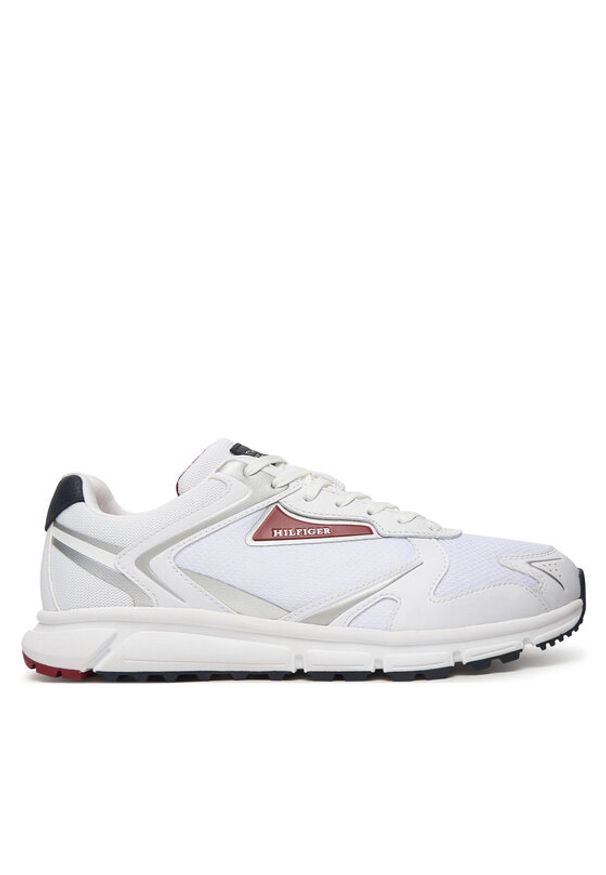 TOMMY HILFIGER - Tommy Hilfiger Sneakersy Yukon Mix FM0FM05833 Biały. Kolor: biały. Materiał: skóra