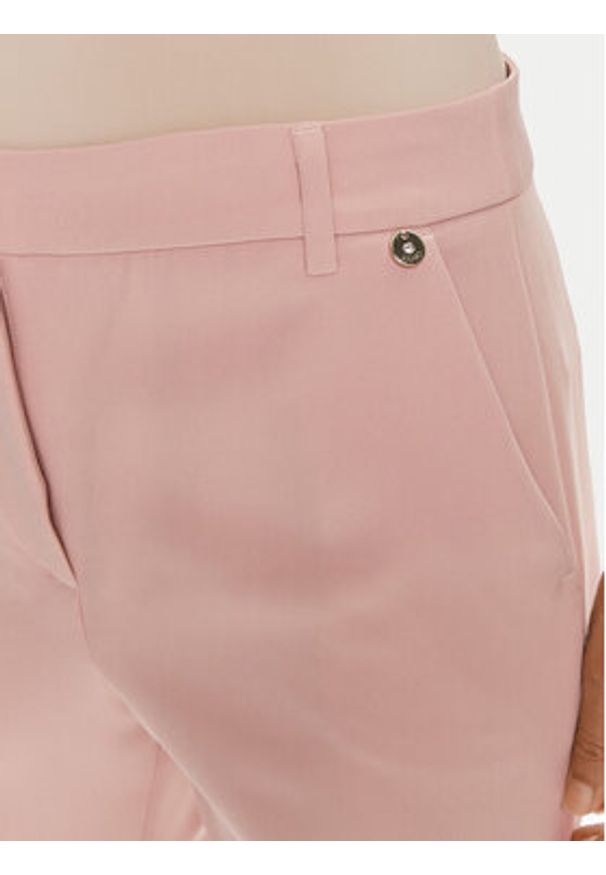 Liu Jo Spodnie materiałowe CA4201 T2200 Różowy Regular Fit. Kolor: różowy. Materiał: syntetyk