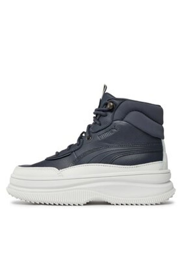 Puma Sneakersy Mayra Strong Gray-Strong 392316 04 Szary. Kolor: szary. Materiał: skóra