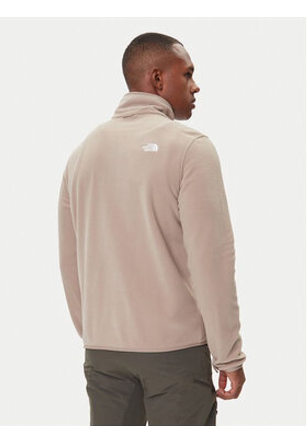 The North Face Polar Glacier NF0A8D0R Beżowy Regular Fit. Kolor: beżowy. Materiał: syntetyk