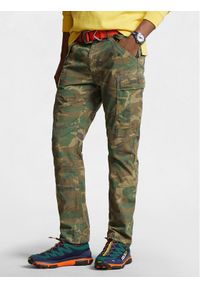 Polo Ralph Lauren Spodnie materiałowe 710932311001 Zielony Slim Fit. Kolor: zielony. Materiał: bawełna #1