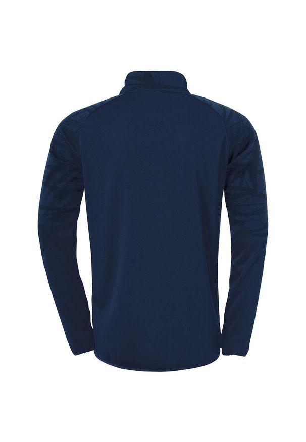 UHLSPORT - Dziecięcy dżersej z długim rękawem z zamkiem 1/4 Uhlsport Goal 25. Kolor: wielokolorowy, niebieski, czarny. Materiał: jersey. Długość rękawa: długi rękaw. Długość: długie