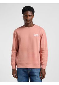 Lee - LEE MĘSKA BLUZA LEE WOBBLY LEE SWS SEPIA 112363888. Kolor: brązowy