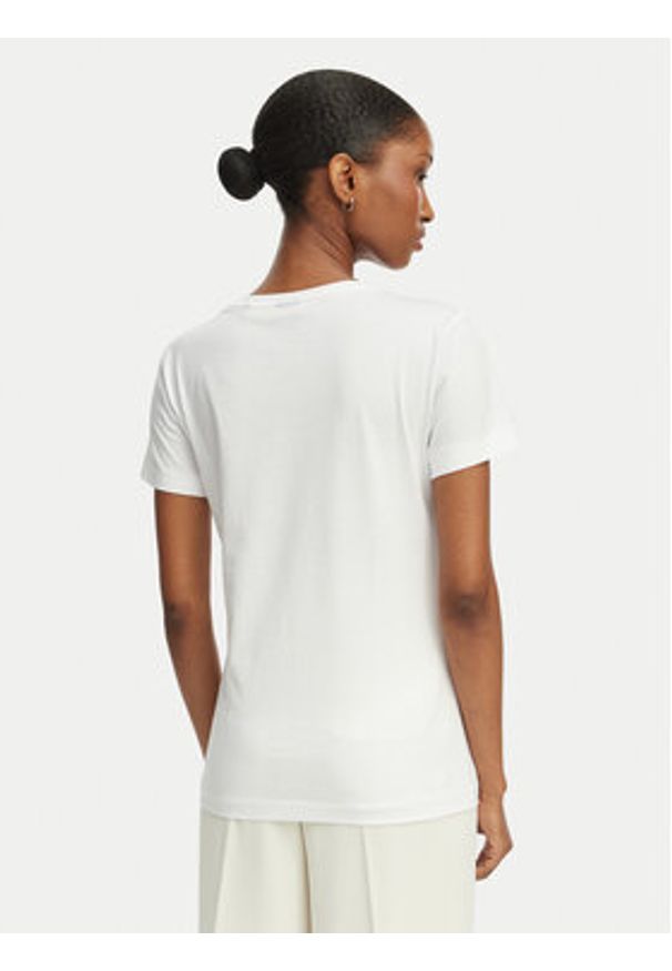 BOSS T-Shirt C_Elove_4 50559077 Biały Slim Fit. Kolor: biały. Materiał: bawełna