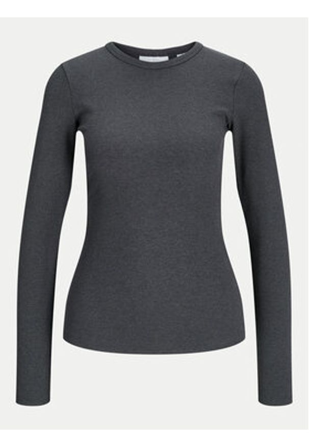 JJXX Bluzka Freya 12200404 Szary Stretch Fit. Kolor: szary. Materiał: bawełna
