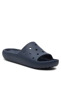 Crocs Klapki Classic Slide V 209401 Granatowy. Kolor: niebieski