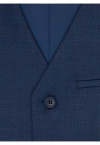 Pako Lorente - PAKO LORENTE – Gładka jednorzędowa kamizelka męska. Materiał: poliester, elastan, wiskoza. Wzór: gładki #2