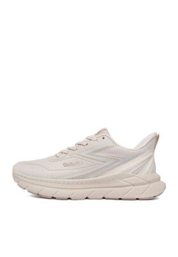 Go Soft Sneakersy CEO-V11-148 Beżowy. Kolor: beżowy. Materiał: materiał