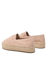 TOMMY HILFIGER - Tommy Hilfiger Espadryle Th Suede Flatform Espadrille FW0FW07069 Różowy. Kolor: różowy. Materiał: zamsz, skóra #2