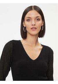 Marella Sweter Moneta 2333660239200 Czarny Regular Fit. Kolor: czarny. Materiał: wiskoza #3