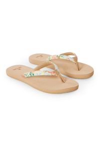 RIPCURL - Japonki damskie Rip Curl Freedom Bloom Open Toe. Nosek buta: otwarty. Kolor: beżowy. Styl: sportowy