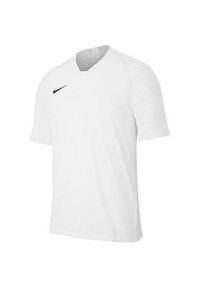 Koszulka dla dzieci Nike Dry Strike JSY SS biała AJ1027 101. Kolor: biały