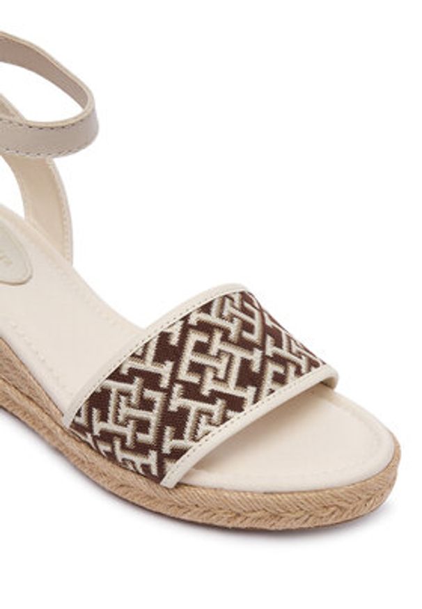 TOMMY HILFIGER - Tommy Hilfiger Espadryle Th Mid Espad FW0FW09519 Brązowy. Kolor: brązowy. Materiał: materiał