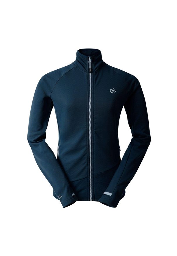 DARE 2B - Bluza Damska Emerging Core Stretch Base Layer Top. Kolor: szary, niebieski, wielokolorowy. Styl: sportowy. Sport: turystyka piesza