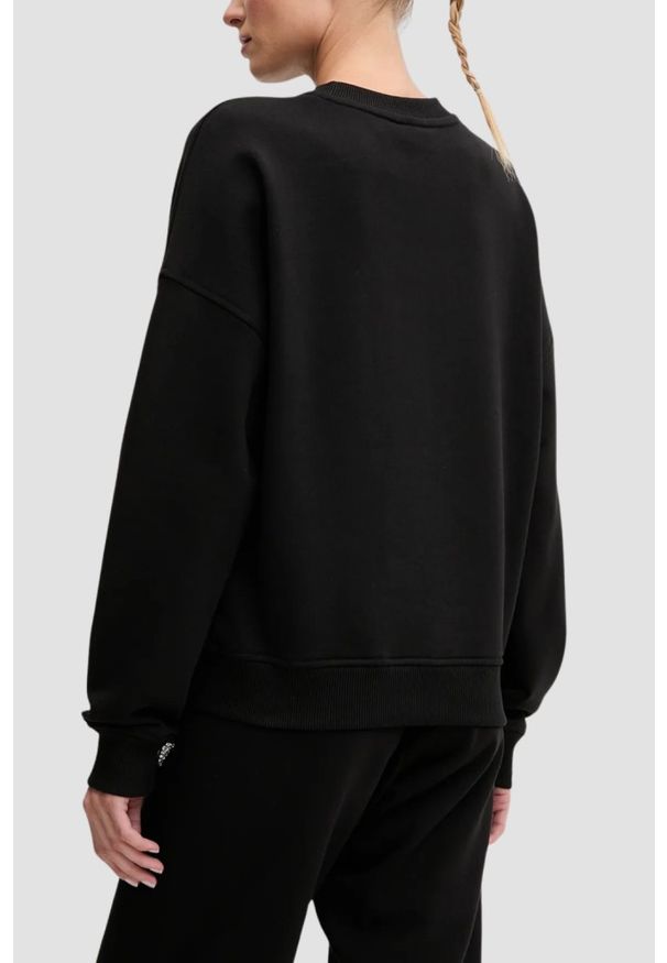 Guess - GUESS Czarna damska bluza Primula, Rozmiar L. Kolor: czarny