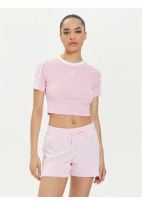 Adidas - adidas T-Shirt 3-Stripes Baby IP0664 Różowy Slim Fit. Kolor: różowy. Materiał: bawełna #1