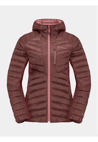 Jack Wolfskin Kurtka outdoor Routeburn Pro Ins Jkt 1207192 Bordowy Regular Fit. Kolor: czerwony. Materiał: syntetyk. Sport: outdoor