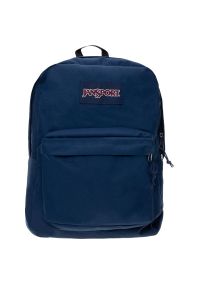 Plecak JanSport SuperBreak One EK0A5BAGN541 - granatowy. Kolor: niebieski. Materiał: poliester. Styl: casual, sportowy, klasyczny